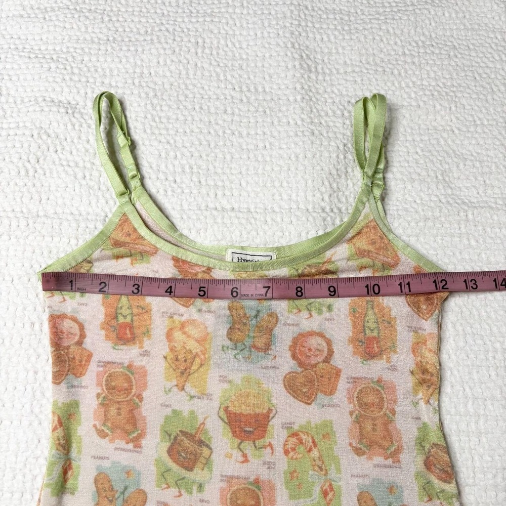 rare 90s Hysteric Glamour food AOP tank top - Picture 4 of 5